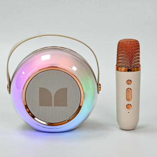 Bluetooth Karaoke Speaker W/ Single Wireless Microphone