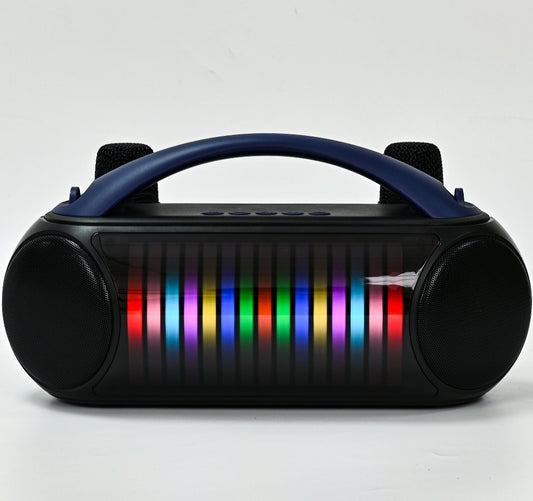 Bluetooth Karaoke Speaker W/ Dual Wireless Microphone