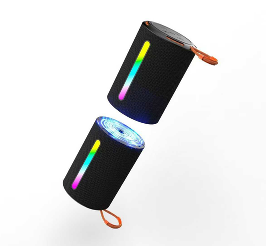 Bluetooth Stereo Speaker W/ LED lighting & Magnetic 2in1 Design