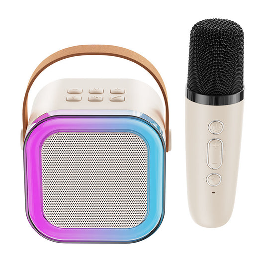 Bluetooth Karaoke Speaker W/ Single Wireless Microphone