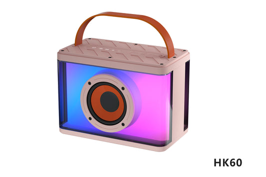 Bluetooth Karaoke Speaker W/ Dual Wireless Microphone