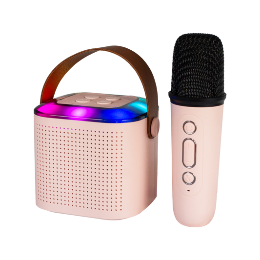 Bluetooth Karaoke Speaker W/ Single Wireless Microphone